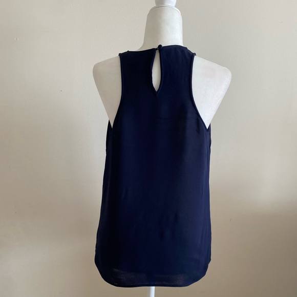 J. Crew Navy Blue Viscose Tank - Picture 4 of 9